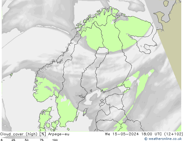 облака (средний) Arpege-eu ср 15.05.2024 18 UTC