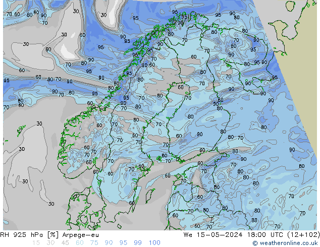 RV 925 hPa Arpege-eu wo 15.05.2024 18 UTC