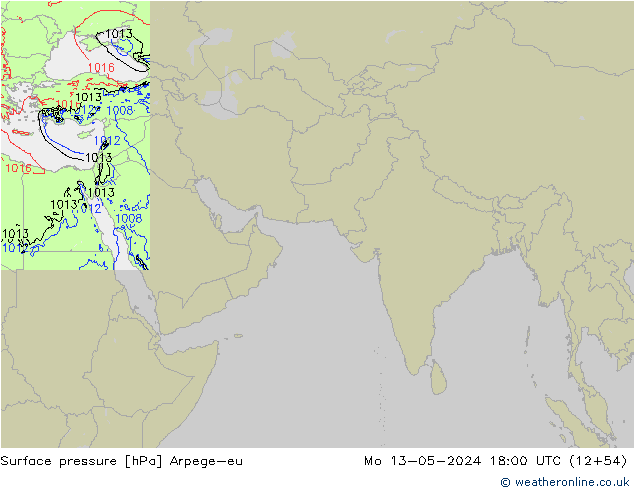 Luchtdruk (Grond) Arpege-eu ma 13.05.2024 18 UTC