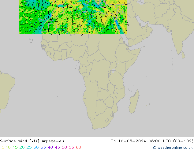 Bodenwind Arpege-eu Do 16.05.2024 06 UTC