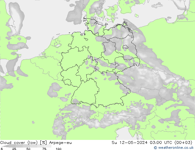 Nubi basse Arpege-eu dom 12.05.2024 03 UTC