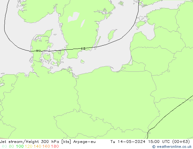 Courant-jet Arpege-eu mar 14.05.2024 15 UTC