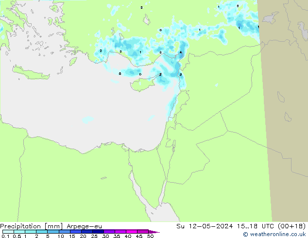 Neerslag Arpege-eu zo 12.05.2024 18 UTC