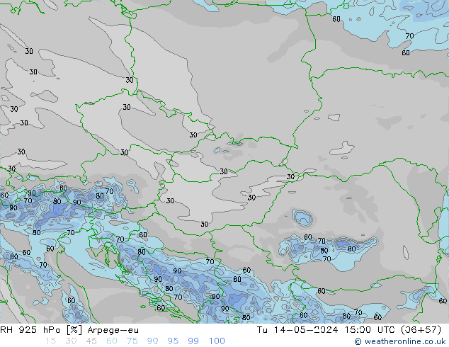 925 hPa Nispi Nem Arpege-eu Sa 14.05.2024 15 UTC