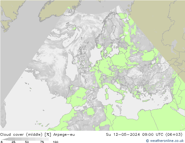 云 (中) Arpege-eu 星期日 12.05.2024 09 UTC