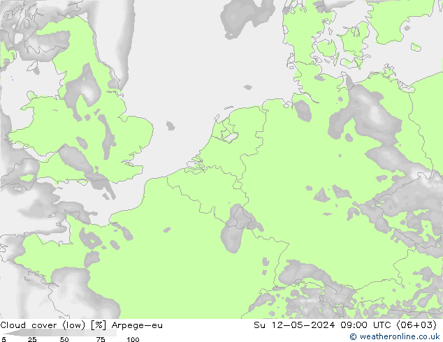 云 (低) Arpege-eu 星期日 12.05.2024 09 UTC