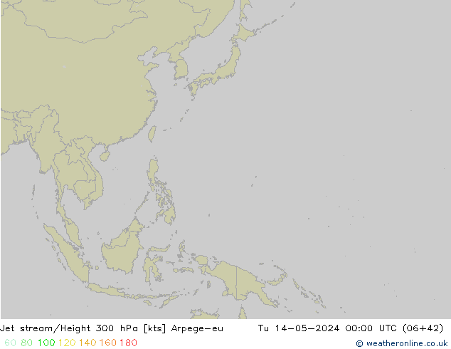 Corriente en chorro Arpege-eu mar 14.05.2024 00 UTC