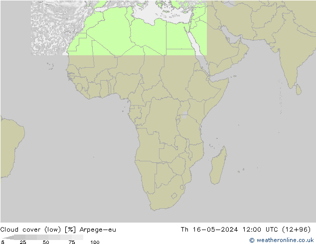 Bulutlar (düşük) Arpege-eu Per 16.05.2024 12 UTC