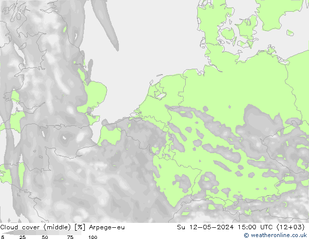 Nubes medias Arpege-eu dom 12.05.2024 15 UTC