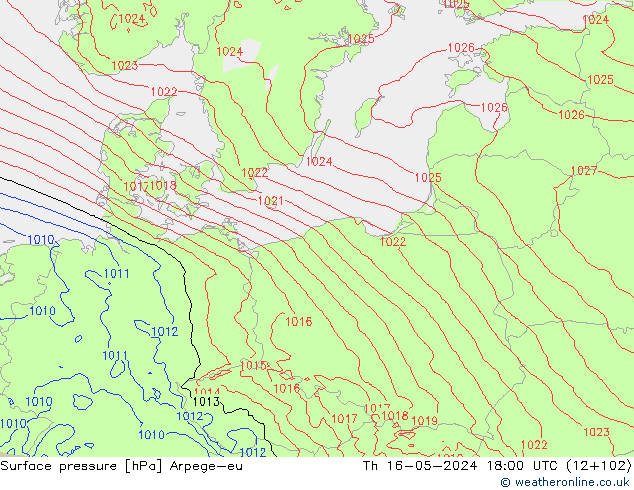pression de l'air Arpege-eu jeu 16.05.2024 18 UTC