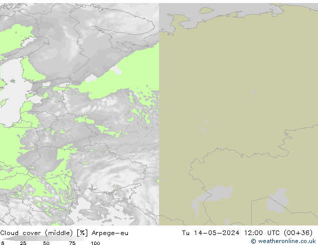 Nubes medias Arpege-eu mar 14.05.2024 12 UTC