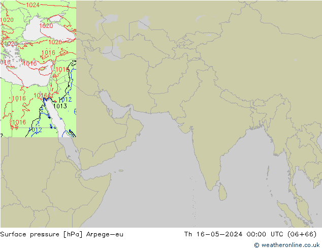 Luchtdruk (Grond) Arpege-eu do 16.05.2024 00 UTC