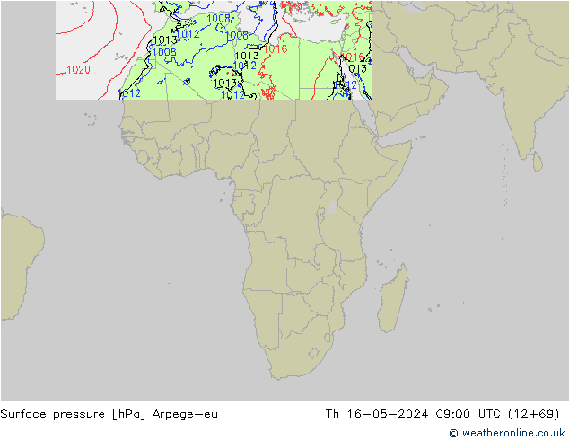 ciśnienie Arpege-eu czw. 16.05.2024 09 UTC