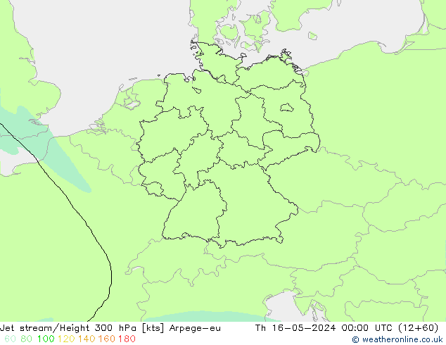 Prąd strumieniowy Arpege-eu czw. 16.05.2024 00 UTC