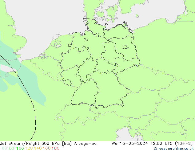 Courant-jet Arpege-eu mer 15.05.2024 12 UTC