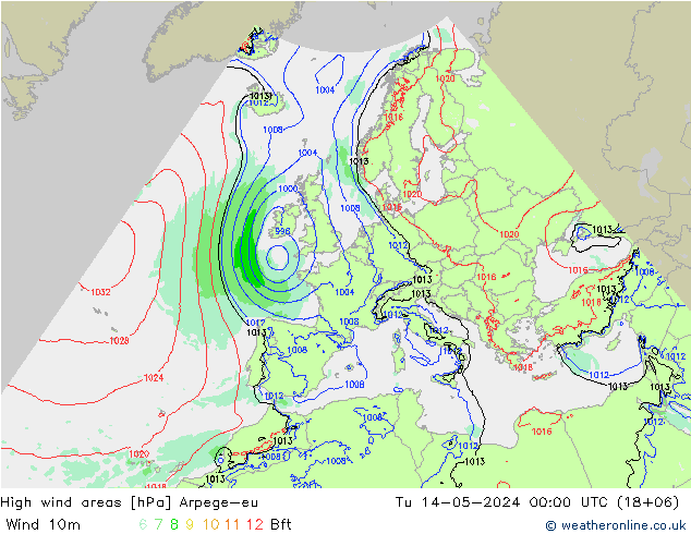 Sturmfelder Arpege-eu Di 14.05.2024 00 UTC