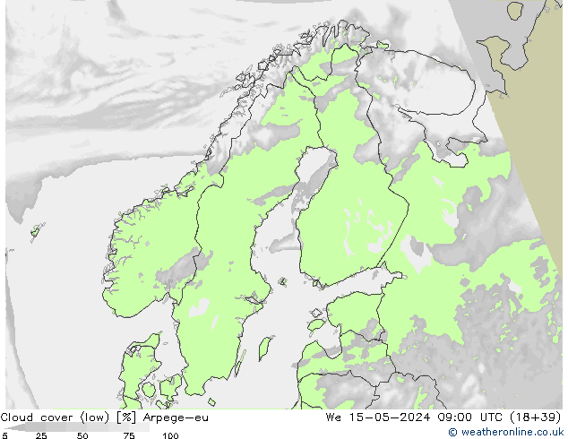 nízká oblaka Arpege-eu St 15.05.2024 09 UTC