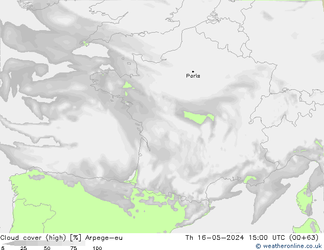 nuvens (high) Arpege-eu Qui 16.05.2024 15 UTC