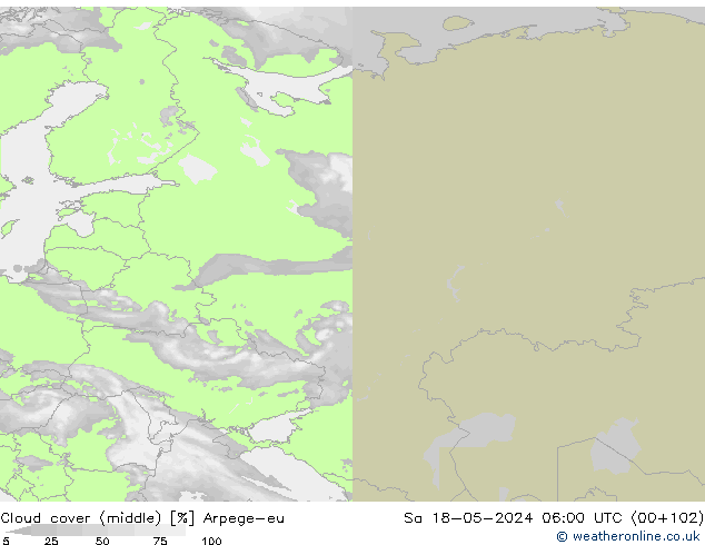 Bulutlar (orta) Arpege-eu Cts 18.05.2024 06 UTC