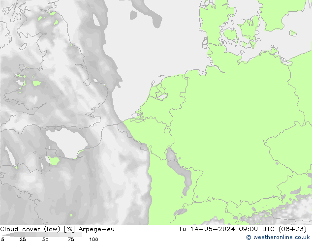 云 (低) Arpege-eu 星期二 14.05.2024 09 UTC