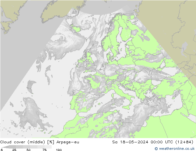 Bulutlar (orta) Arpege-eu Cts 18.05.2024 00 UTC