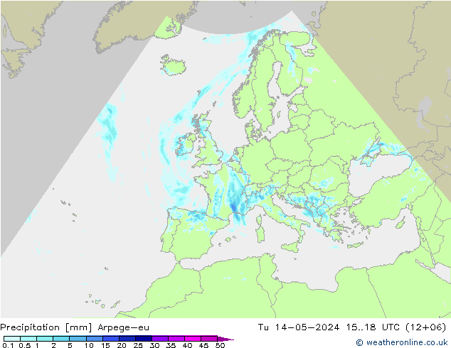 Neerslag Arpege-eu di 14.05.2024 18 UTC