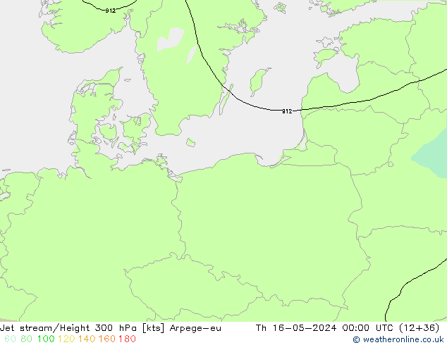 Courant-jet Arpege-eu jeu 16.05.2024 00 UTC