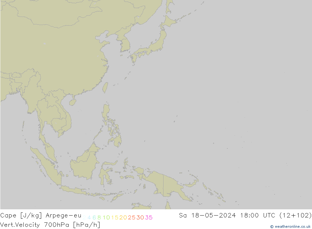 Cape Arpege-eu сб 18.05.2024 18 UTC