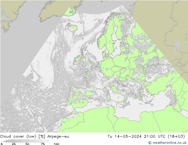 Wolken (tief) Arpege-eu Di 14.05.2024 21 UTC