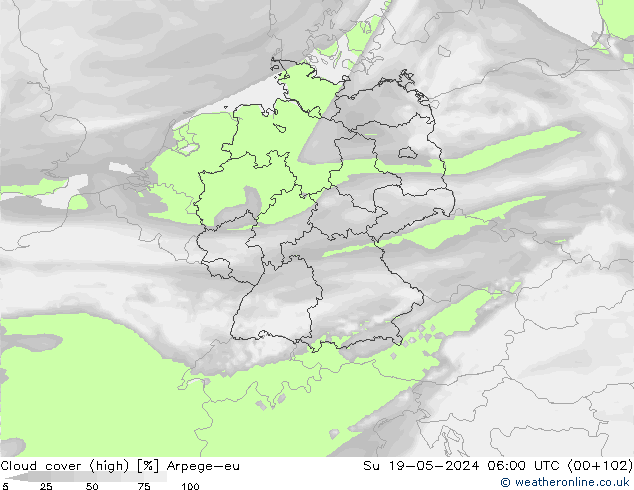 nuvens (high) Arpege-eu Dom 19.05.2024 06 UTC