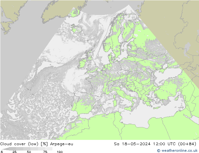 Nubi basse Arpege-eu sab 18.05.2024 12 UTC