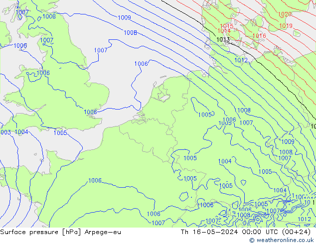 pression de l'air Arpege-eu jeu 16.05.2024 00 UTC
