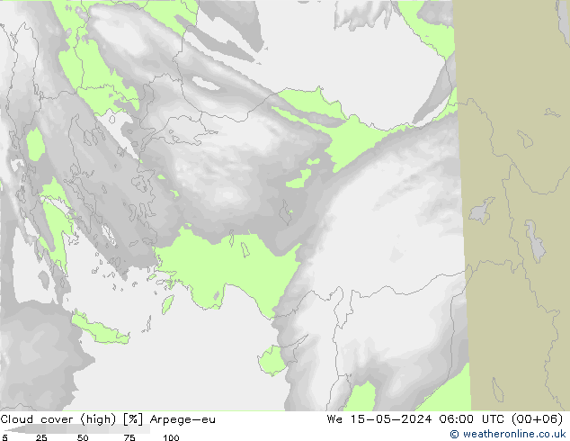 vysoký oblak Arpege-eu St 15.05.2024 06 UTC