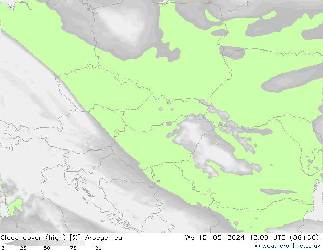 облака (средний) Arpege-eu ср 15.05.2024 12 UTC