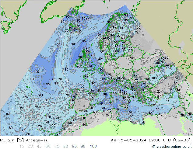 RV 2m Arpege-eu wo 15.05.2024 09 UTC