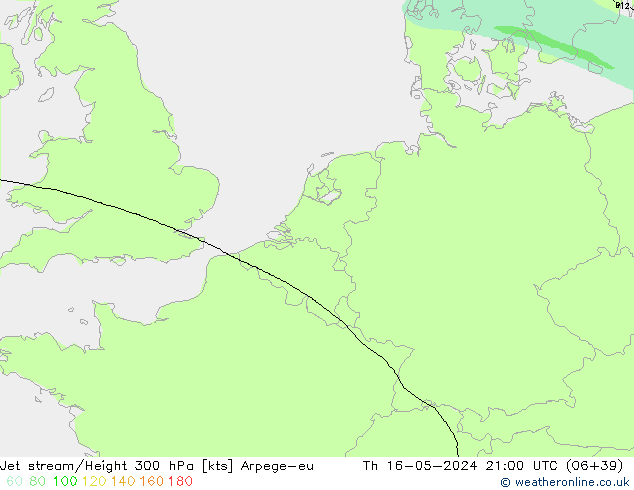Jet Akımları Arpege-eu Per 16.05.2024 21 UTC