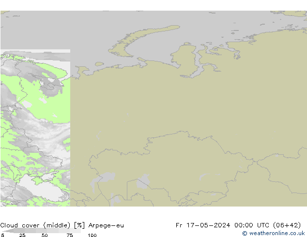 Bulutlar (orta) Arpege-eu Cu 17.05.2024 00 UTC