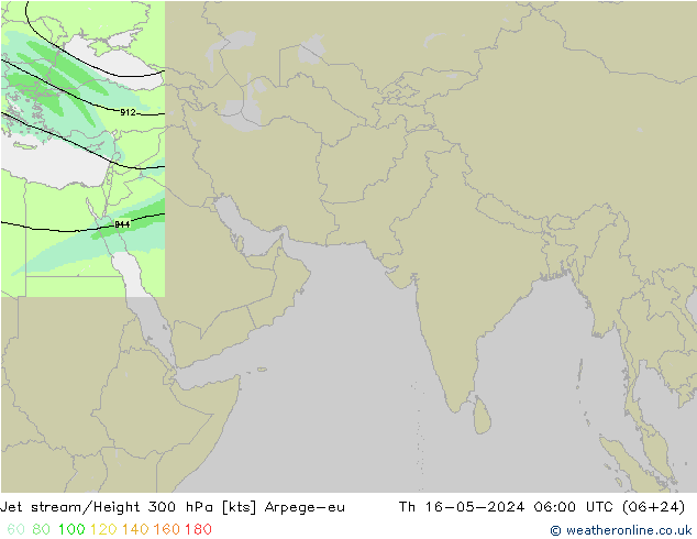 高速氣流 Arpege-eu 星期四 16.05.2024 06 UTC