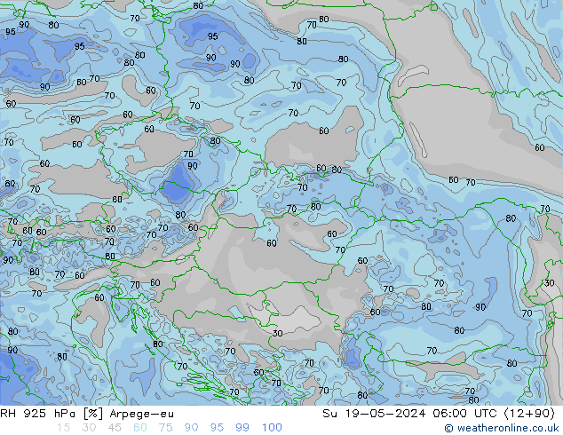 RV 925 hPa Arpege-eu zo 19.05.2024 06 UTC