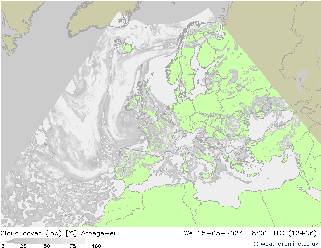 Wolken (tief) Arpege-eu Mi 15.05.2024 18 UTC