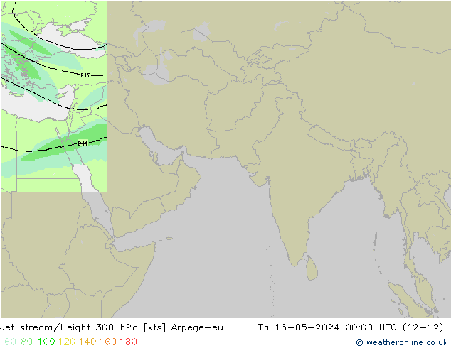 高速氣流 Arpege-eu 星期四 16.05.2024 00 UTC