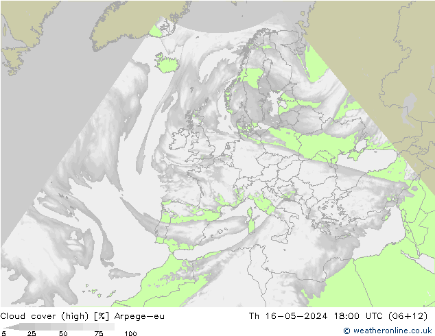 Wolken (hohe) Arpege-eu Do 16.05.2024 18 UTC