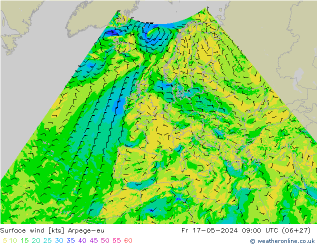 Bodenwind Arpege-eu Fr 17.05.2024 09 UTC