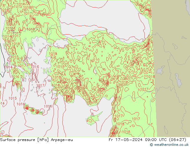 pression de l'air Arpege-eu ven 17.05.2024 09 UTC