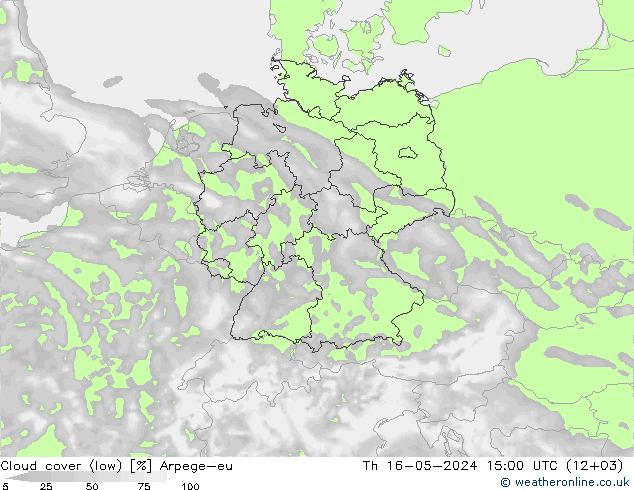 云 (低) Arpege-eu 星期四 16.05.2024 15 UTC