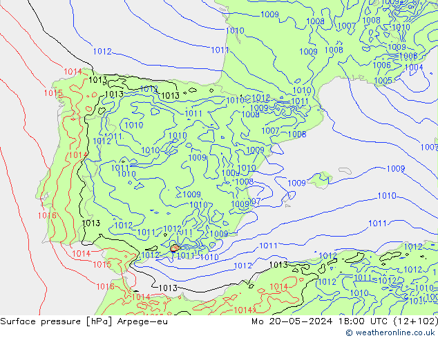     Arpege-eu  20.05.2024 18 UTC