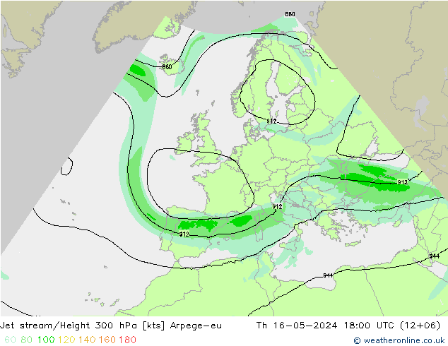 Polarjet Arpege-eu Do 16.05.2024 18 UTC