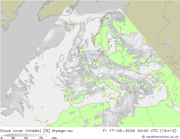 Nubes medias Arpege-eu vie 17.05.2024 00 UTC