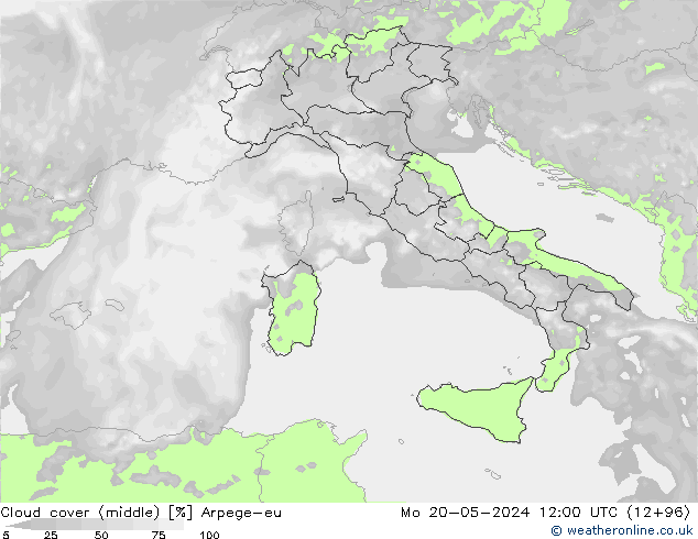 Bulutlar (orta) Arpege-eu Pzt 20.05.2024 12 UTC