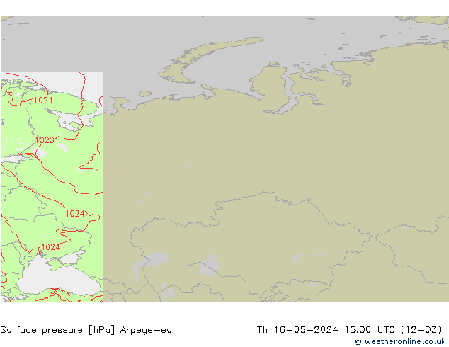 Luchtdruk (Grond) Arpege-eu do 16.05.2024 15 UTC